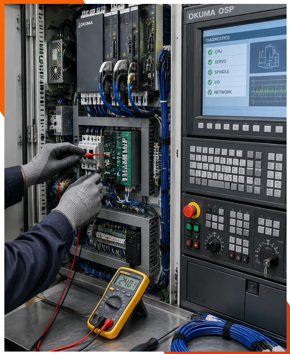 Ремонт систем ЧПУ Okuma OSP в Тулуне